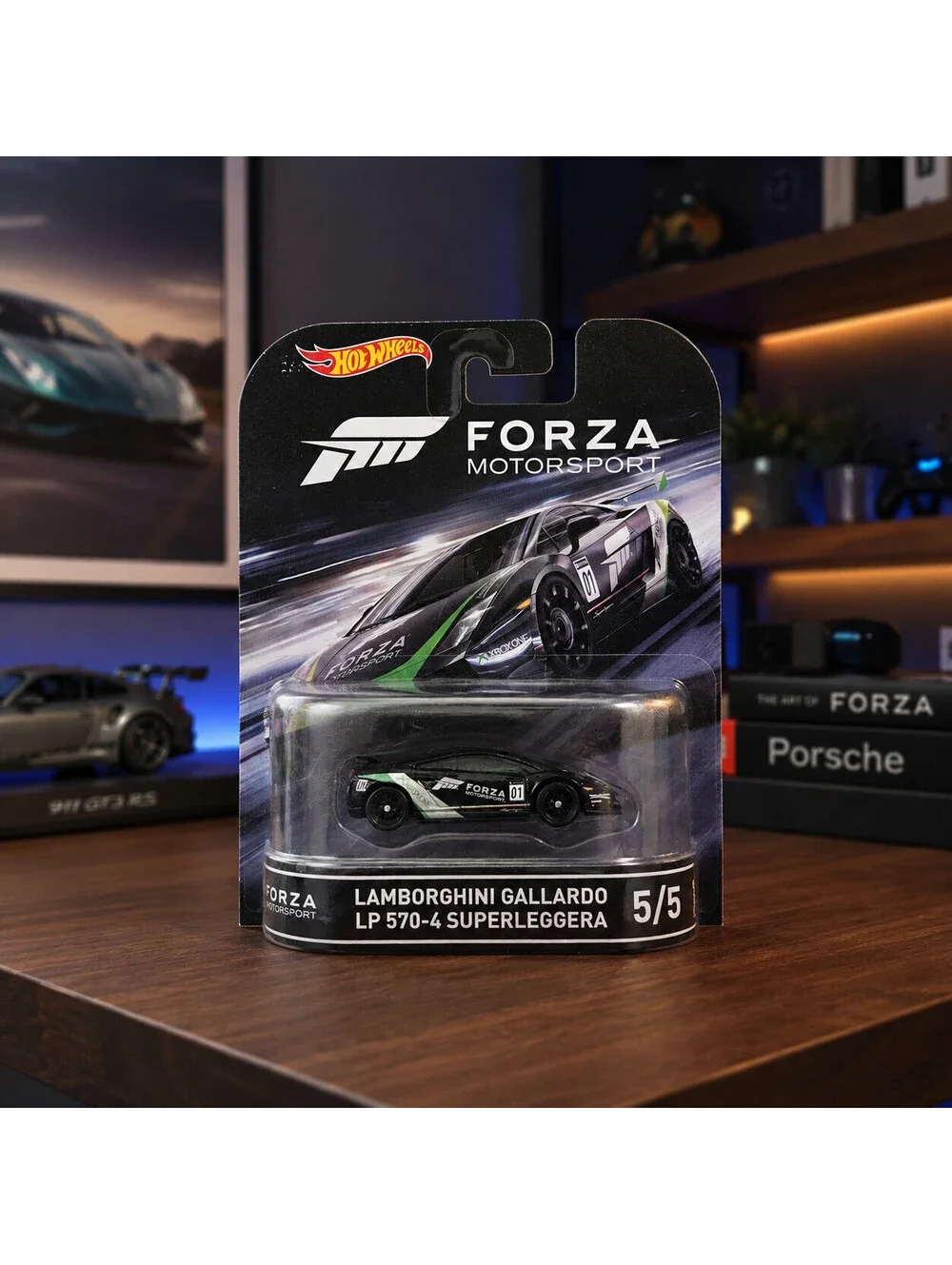 Hot Wheels Forza Lamborghini Gallardo LP 570-4 Superleggera New Card 5/5